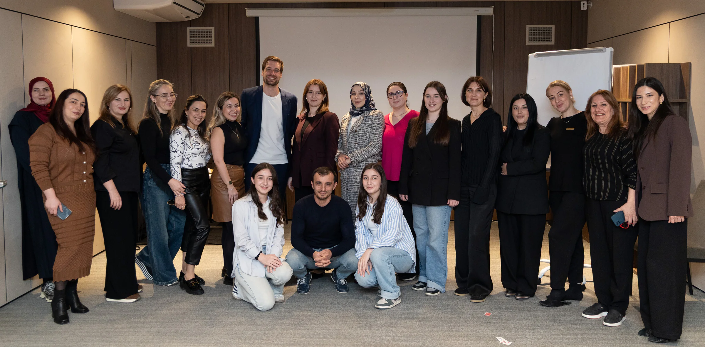 Rufus Wiena with the Rilas Hotel & Spa team after the workshop